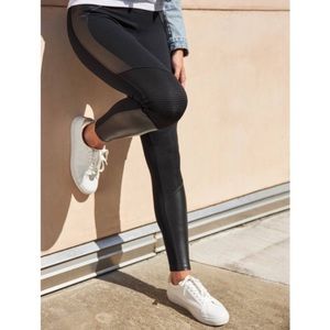 Assets by Spanx Womens Moto Leggings Size Small